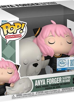 Фігурка funko pop фанко поп spy x family anya forger sleeping on bond 2174
