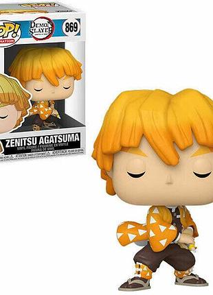 Фігурка funko pop фанко поп demon slayer 869 зеніцу аґацума