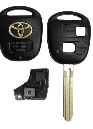 Корпус ключа toyota camry corolla rav4 avensis 2 кнопки