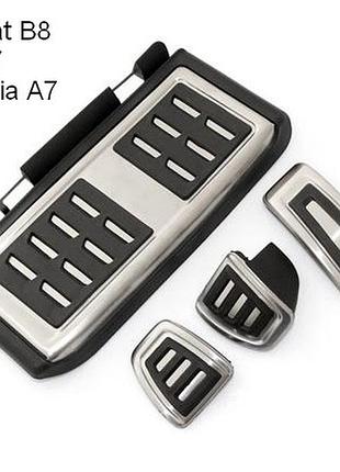 Накладки на педали vw volkswagen golf 7, skoda octavia a7, passat b8 механика