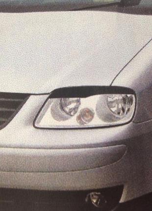 Реснічки на фари volkswagen caddy 2004 - тип2