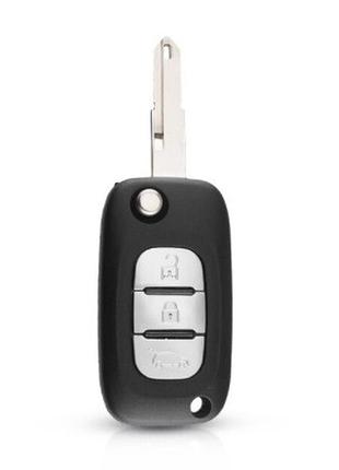 Ключ выкидной renault 3 кнопки va6 лезвие