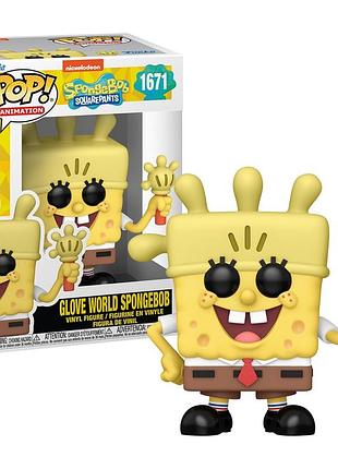 Фігурка funko pop фанко поп spongebob squarepants glove world spongebob 1671