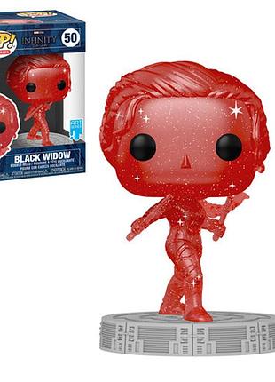 Фігурка funko pop art series infinity saga 50 black widow хард бокс