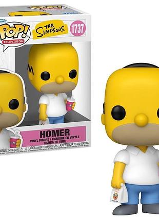 Фігурка funko pop фанко поп the simpsons homer сімпсони гомер 1737