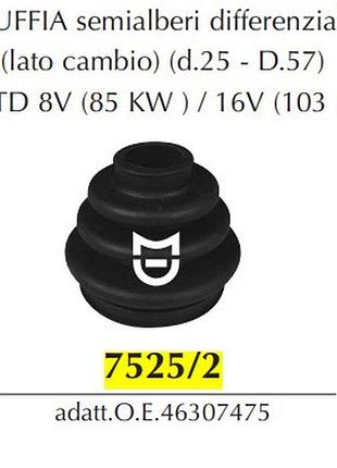 Пыльник шруса внутренний jtd 147 /156 /gt starline