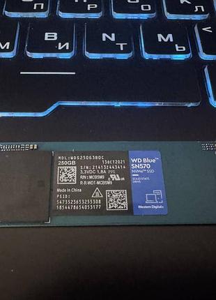 Ssd m2 nvme pcie wd blue 250gb sn570 2280
