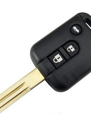Корпус ключа nissan 3 кнопки