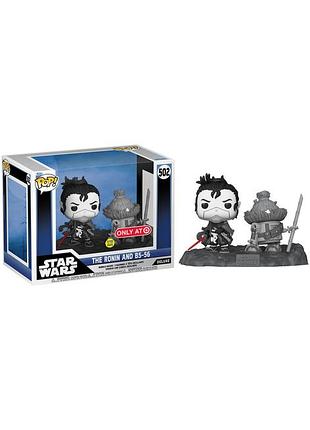 Фигурка funko pop фанко поп звездные войны star wars the ronin and b5-56 (deluxe, gitd, star wars visions) 502