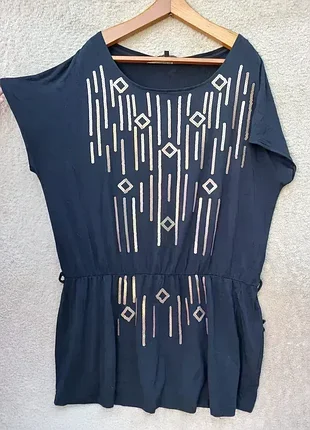 Трикотажна туніка,р54-56-58🖤🖤🖤