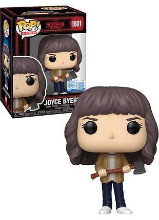 Фігурка funko pop фанко поп stranger things joyce byers with axe 1801 очень странные дела
