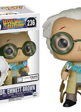 Фігурка funko pop назад у майбутнє - dr. emmett brown #236 back to the future