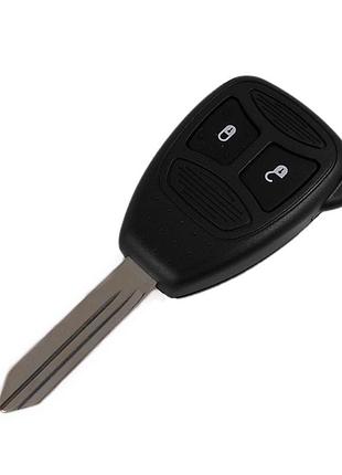 Корпус ключа chrysler 2 кнопки