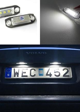 Діодна підсвітка номера volvo s80 xc90 s40 v60 xc60 s60 c70 v50 xc70 v70