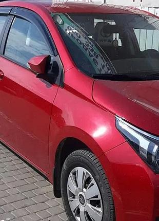 Дефлекторы окон ветровики toyota corolla 2013-2019 hic