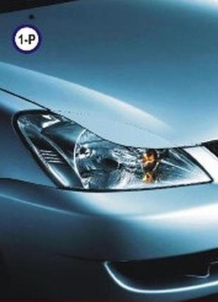 Реснички на фары mitsubishi lancer ix