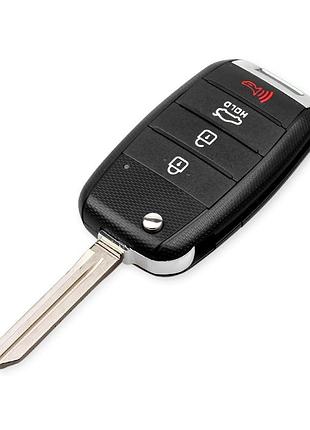 Корпус выкидного ключа kia 4 кнопки новый тип лезвие hyn14