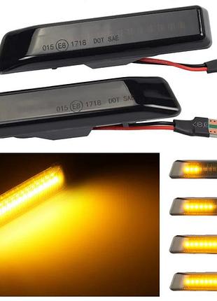 Led покажчики повороту на крило bmw 3 e36 чорні
