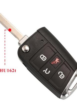 Корпус викидного ключа vw volkswagen golf touran passat лезо hu162t
