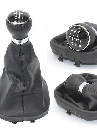 Ручка кпп с чехлом для vw volkswagen caddy touran 2003-2010 6-ступка