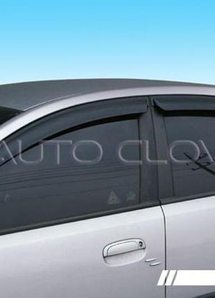 Дефлекторы окон ветровики kia rio 2005-2009 hb