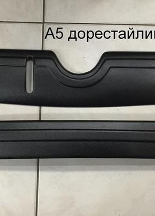 Зимняя накладка заглушка защита радиатора skoda octavia a5 2004-2009 верх+низ