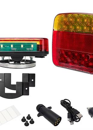 Бездротові wifi ліхтарі для причепа світлодіодні 12v (комплект 2-шт)