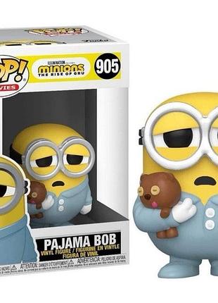 Фігурка funko pop movies minions pagama bob #905 посіпаки 2 боб у піжамі