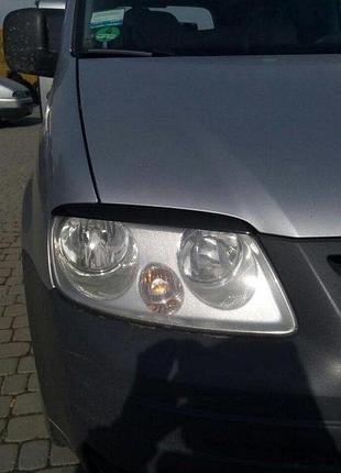 Вії на фари volkswagen caddy 2004- тип1