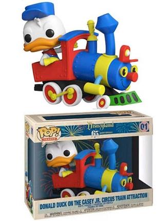 Фігурка funko pop фанко поп disney дісней дональд дак #1 donald duck on the casey jr