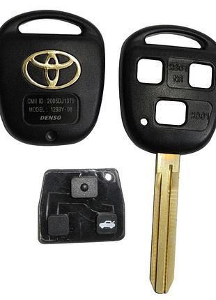 Корпус ключа toyota camry corolla avensis 3 кнопки