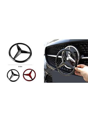 Накладка решітки радіатора mercedes 210мм чорна