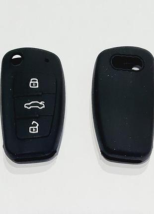 Силиконовый чехол на ключ audi