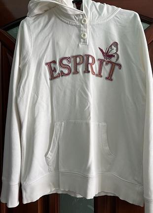 Білий худі esprit з метеликом