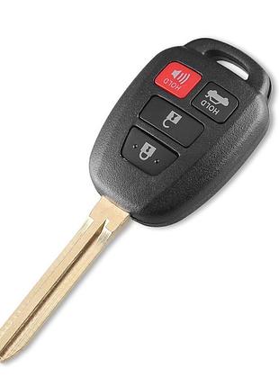 Корпус ключа toyota camry v50 corolla 3+1 кнопки лезвие toy43