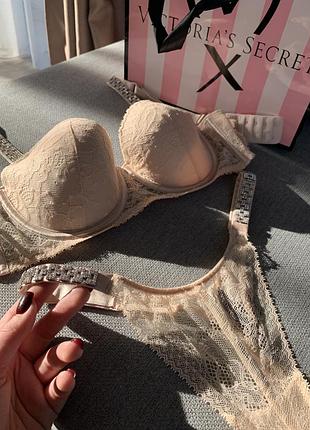 Victoria’s secret s-m гипюрні труски стрази