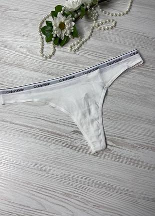 Трусики стрінги з бавовни від преміум бренду calvin klein розмір м💝
