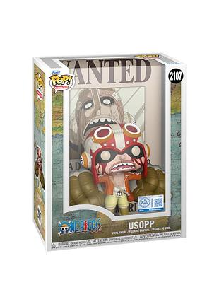 Фігурка funko pop фанко поп one piece 2107 poster usopp (wanted) пошкоджена коробка
