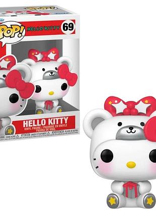 Фігурка funko pop фанко поп hello kitty polar bear (metallic) #69