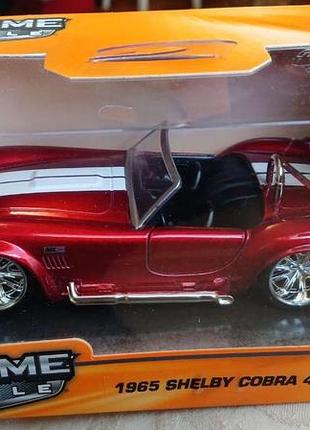 Модель 1965 shelby cobra 427 (jada) diecast 1:32