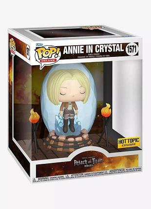 Фігурка funko pop фанко поп attack on titan 1571 deluxe annie in crystal