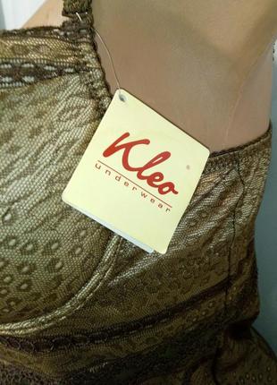 Kleo корсет с трусиками женский бежево коричневый р 75в и 75с5 фото