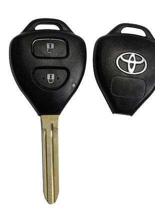 Корпус ключа toyota camry corolla rav4 prado auris avensis 2 кнопки