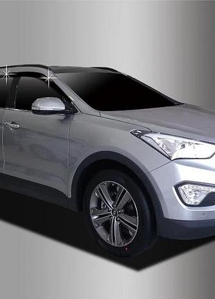 Дефлекторы окон ветровики hyundai santa fe 2012-