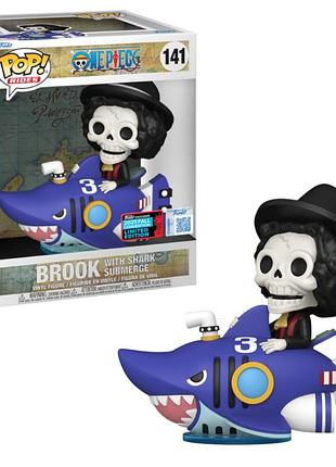 Фігурка funko pop фанко поп one piece rides deluxe brook with shark submerge limited eddition