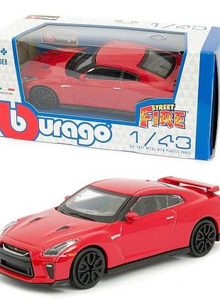 Модель bburago nissan gtr gt-r 2017 1:43