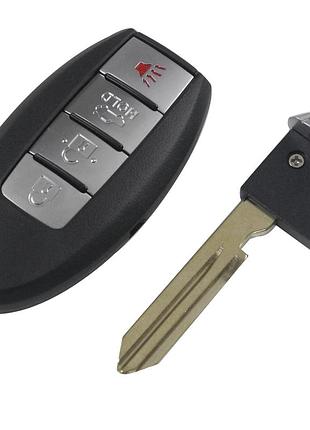Корпус смарт ключа nissan 4 кнопки