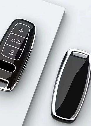 Чехол на смарт ключ audi новый тип