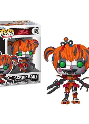 Фігурка funko pop фанко поп games five nights at freddy's скрап бебі 1129 scrap baby