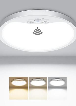Потолочный led светильник с датчиком движения 18w энергосберегающий для дома коридора